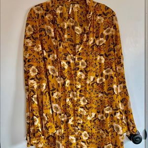 Free People floral tunic